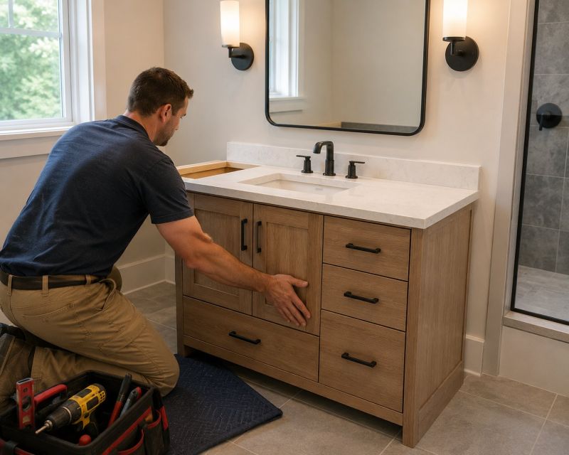 Increase Your Bathroom Cabinet Installation Business with an AI Driven, Targeted Website